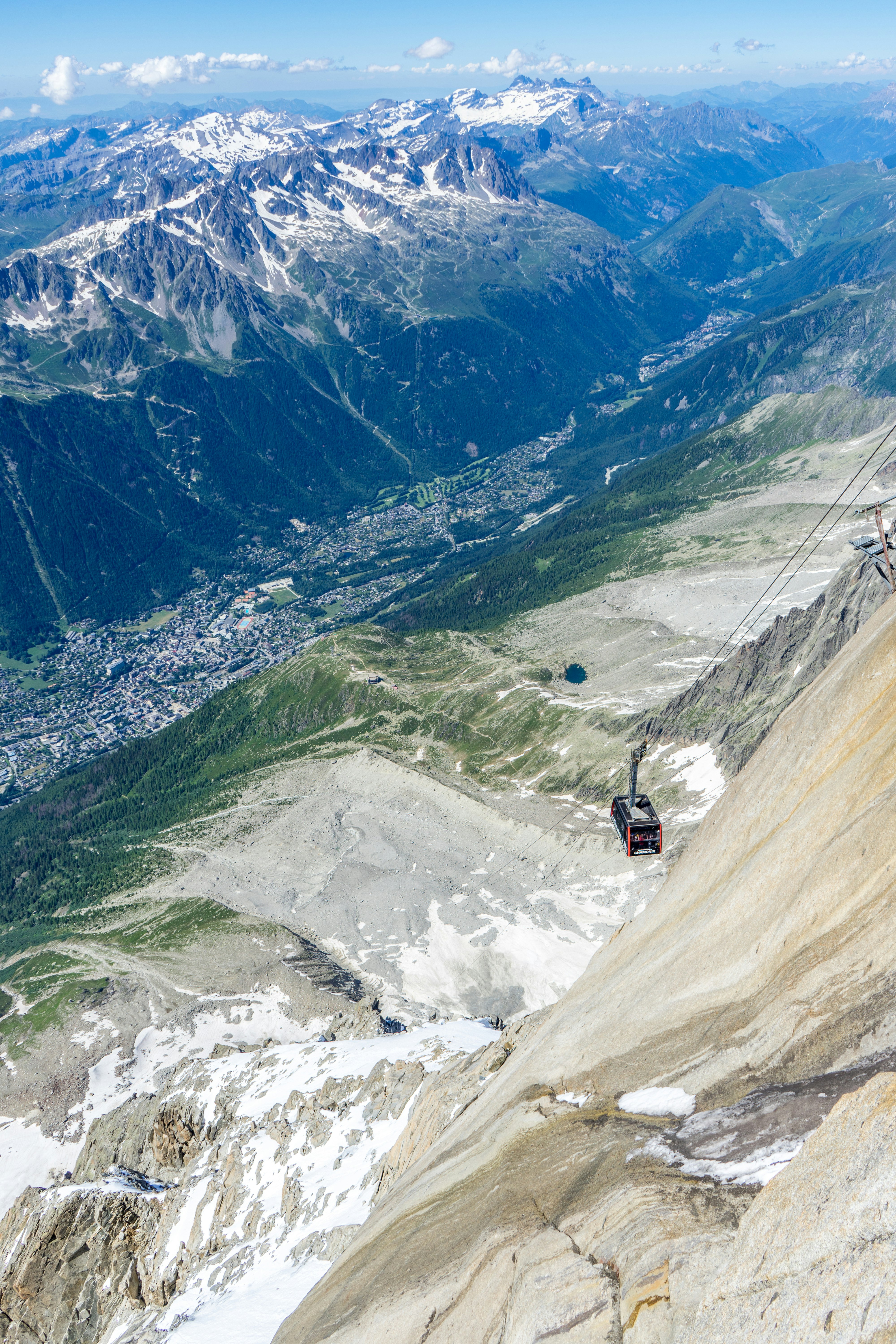 bird's eye photography of mountain